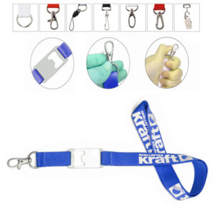 Polyester Lanyard with Bottle Opener