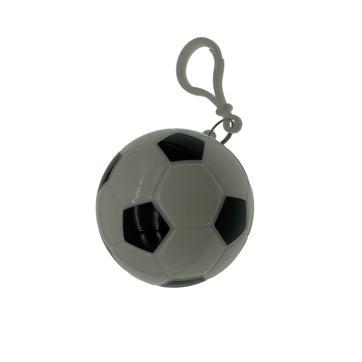 Soccer Ball Raincoat Keychain