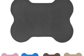 Bone Shape Cat Litter Mat