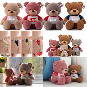Plush Big Paw Bear w/ Shirt (12")